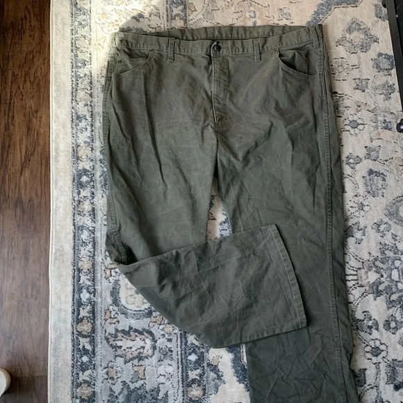 Dickies olive green work pants - Picture 3 of 9